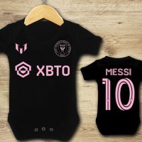 БЕБЕШКО боди ЛЕО МЕСИ / LEO MESSI Inter Miami с ИМЕ и НОМЕР! Или на ОТБОР по ТВОЙ избор!, снимка 2 - Бодита за бебе - 41393630