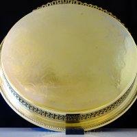 Канадски бронзов поднос Viking Plate,Art Deco , снимка 3 - Антикварни и старинни предмети - 39050987