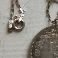 Сребърна висулка, снимка 5 - Колиета, медальони, синджири - 41531530