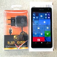 Nokia (Microsoft) Lumia 535 Dual SiM + чисто ново бързозареждащо зарядно, снимка 1 - Nokia - 41640186