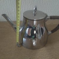 посребрен метален чайник, снимка 2 - Антикварни и старинни предмети - 39105881