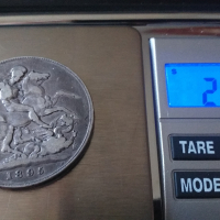  Сребърна монета 1 КОРОНА 1895 ВИКТОРИЯ  IND* IMP, снимка 3 - Нумизматика и бонистика - 44600026