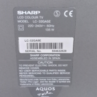 LCD телевизор Sharp НОМЕР 63. Model LC32GA5E. 32инча 81см. Работещ. С дистанционно. Внос от Германия, снимка 16 - Телевизори - 44719170