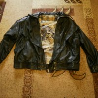 кожено яке мъжко- рокерия Трапер- XXL размер, снимка 1 - Якета - 41862301