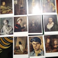 Албум с картички репродукции на Западно-европейски хидожници, снимка 5 - Колекции - 41787804