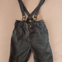 Долни къси панталонки с тиранти , снимка 1 - Панталони и долнища за бебе - 41946349