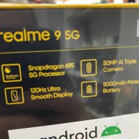 RealMe 9 5G 64GB Чисто Нов! 36 месеца гаранция, снимка 2 - Други - 41589535