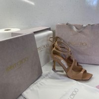 Оригинални сандали Jimmy Choo, снимка 7 - Дамски елегантни обувки - 41464743