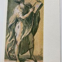 Комплект 12 картички Италианска гравюра върху дърво 16-18век, снимка 7 - Филателия - 34462064