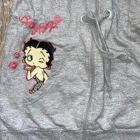  Сив дамски суичър  Суитшърт - Суитчър Betty Boop , снимка 7 - Суичъри - 39933742