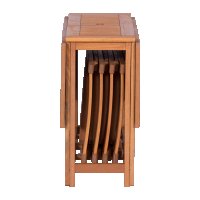 Дървени сгъравеми столове,маси и комплекти на склад от тропическо дърво Меранти, снимка 12 - Столове - 41038931
