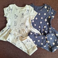 Нови комплекти блузки и клинчета. Внос от Англия., снимка 1 - Детски комплекти - 44359238