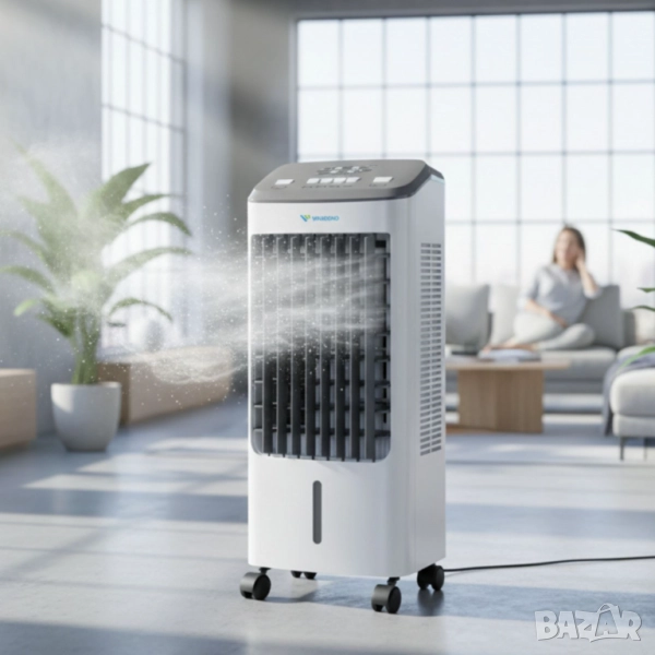 ЛИКВИДАЦИЯ WINDENO 2-в-1 Въздушен охладител и овлажнител – 23 x 22 x 52 cm Свежест и комфорт през ля, снимка 1