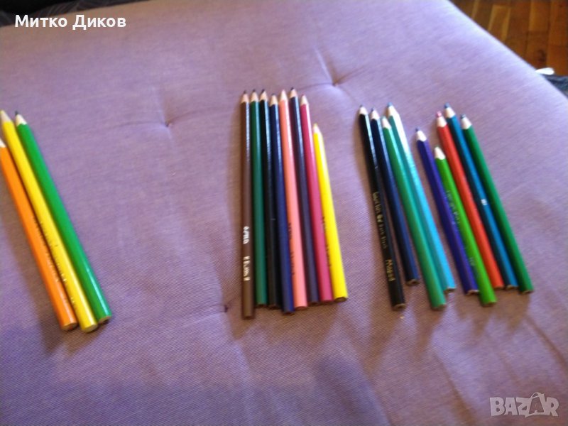 Цветни моливи маркови 20 броя Фила-Фантазия и Мъпед, снимка 1