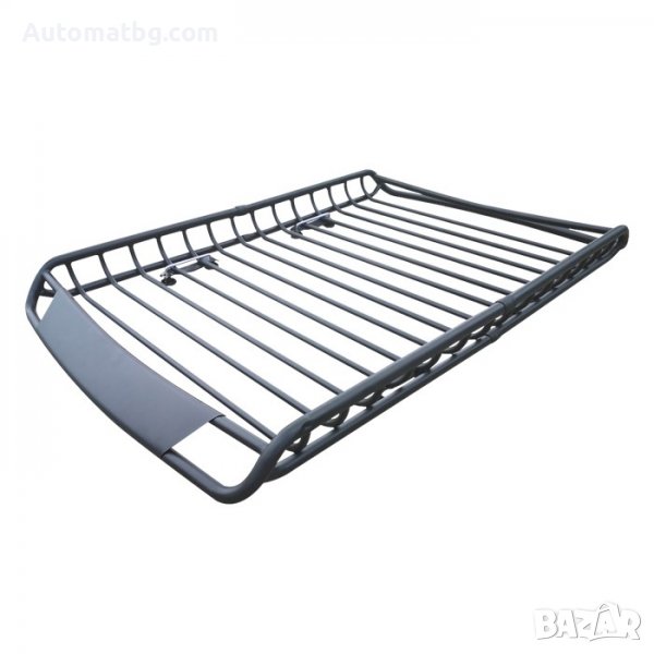 Стоманен багажник Automat, За покрив, 120x100см, 140x100см и 160х100см, Черен, снимка 1