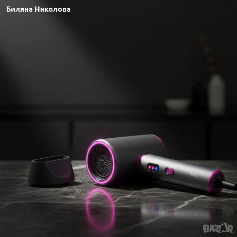Сешоар Voltz, 2200W – Мощно сушене, лесно управление и прецизен контрол всеки ден, снимка 1