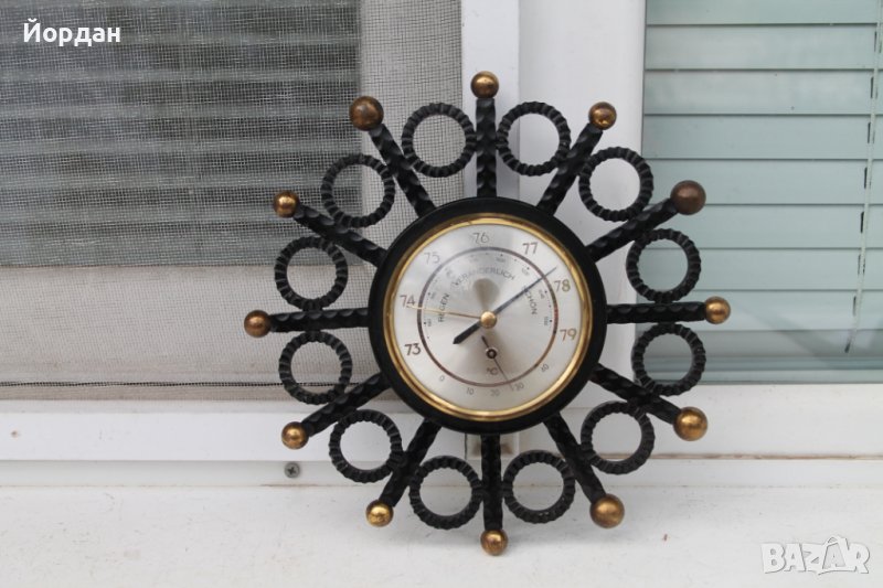 Немски термометър/барометър , снимка 1