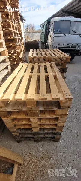 бели евро скари, палети , снимка 1