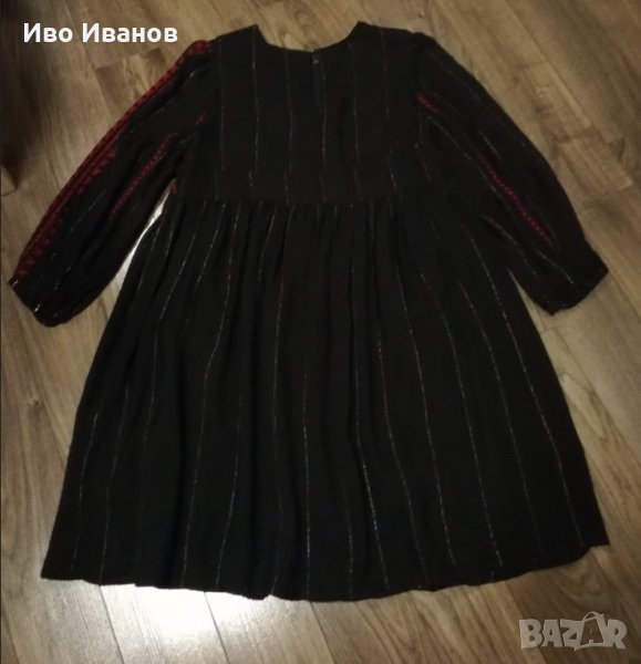 Ефирна черна рокля, снимка 1