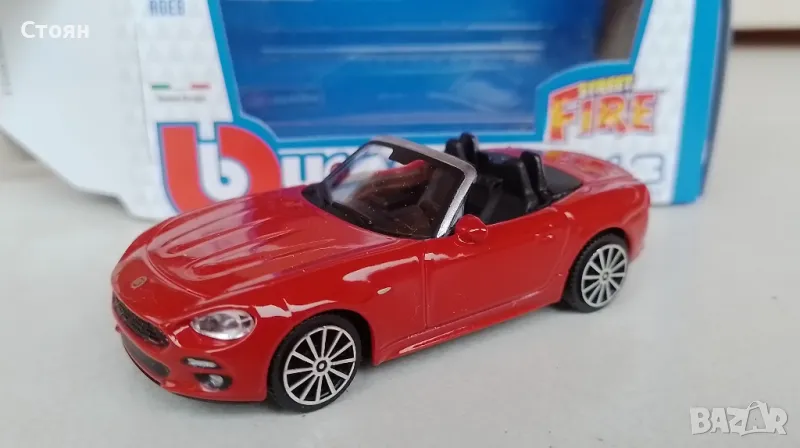 Продавам Fiat 124 Spider, мащаб 1/43, снимка 1
