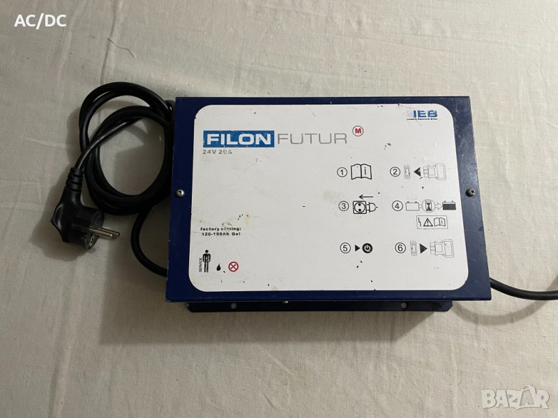 Filon Futur M 24V/20A Зарядно за гелови акумулатори/кемпери/каравани/електрокари, снимка 1