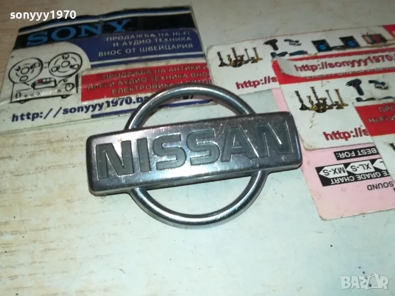 nissan-оригинална емблема 7х5см внос swiss 0202251525, снимка 1