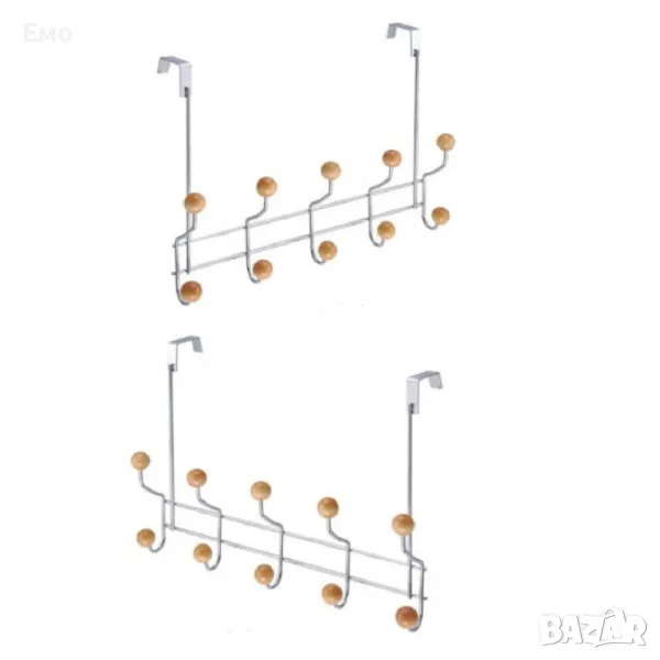 Закачалка за дрехи с кука за закрепяне на врата, снимка 1