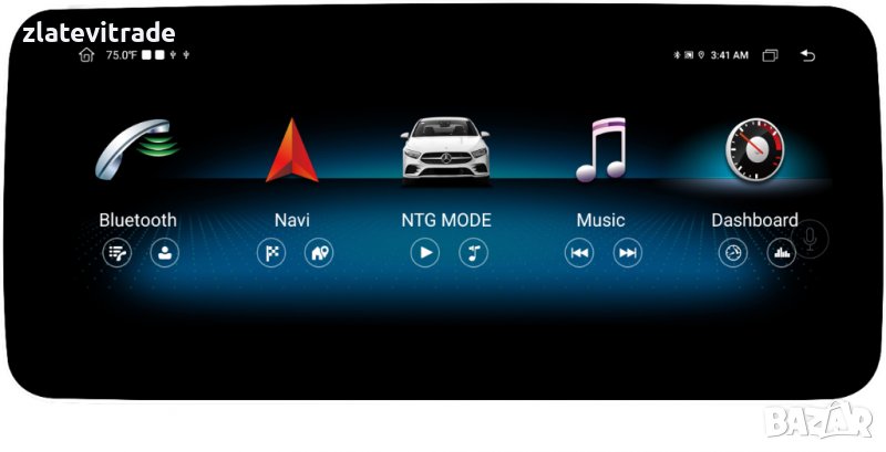 MERCEDES-BENZ SL (R231) SLC SLK (R172) 2011-2020 АНДРОИД НАВИГАЦИЯ 12.3", снимка 1