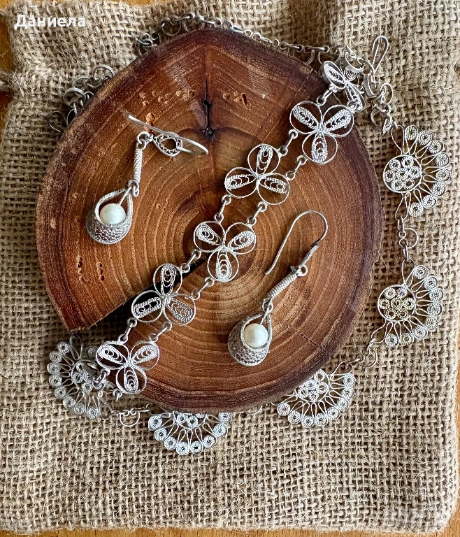 Античен комплект бижута, снимка 1