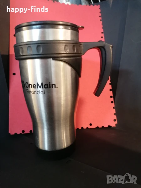 Термочаша с марка, изработена от неръждаема стомана., снимка 1