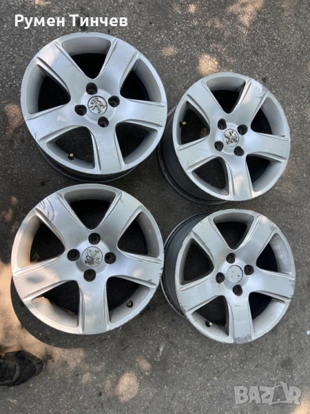 Оригинални джанти за Пежо 16ки, снимка 1