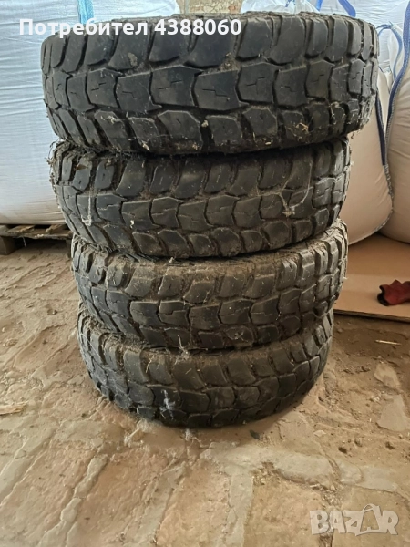 8 автомобилни гуми, 4 с джанти, 195/80 R15, снимка 1