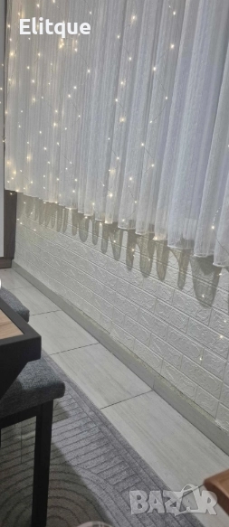 🧱 Декоративен 3D тухлен тапет – самозалепващ се, бял (77х70 см)  , снимка 1