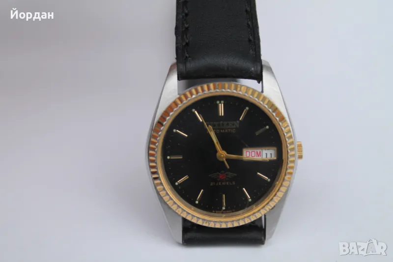 Японски мъжки часовник ''Citizen'' автоматик /21 камъка/, снимка 1