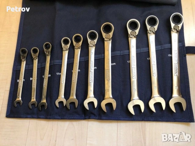 Garant - Hoffmann Group - ORIGINAL - MADE IN GERMANY - ЧИСТО НОВ Profi Комплект Тресчотъчни Ключове , снимка 1