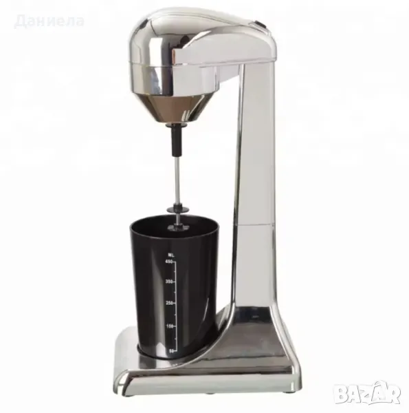 Миксер за фрапе Rosberg Premium, 100W, 450мл.мерителна чаша, Хромирана, снимка 1