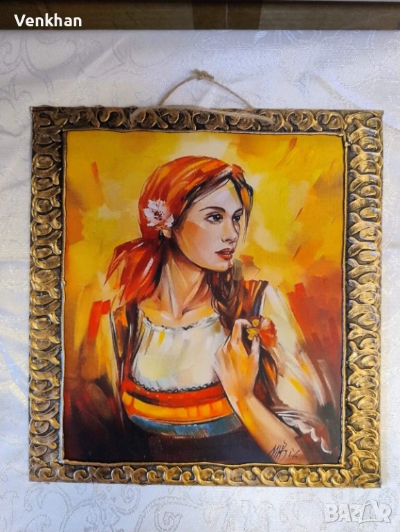 Картини размер 25/25 см на дървена основа., снимка 1