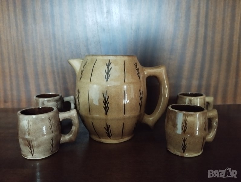 стар керамичен сервиз, снимка 1