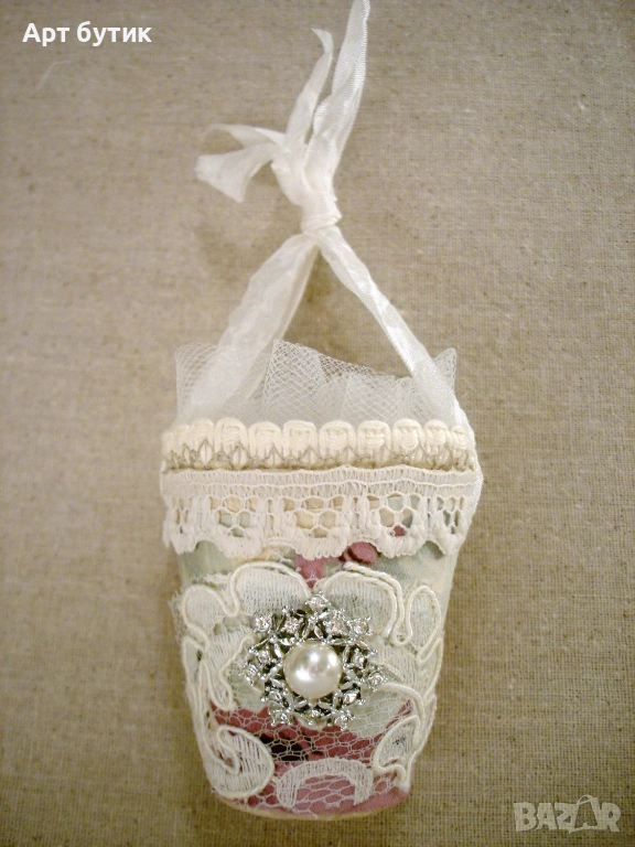 Бонбониери - чашки в стил шейби шик, снимка 1