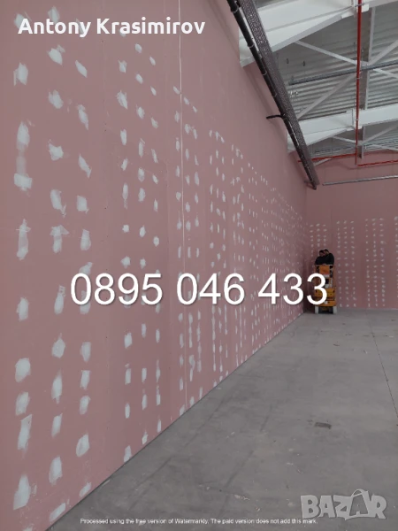 Шпакловка от 6лв/м2 . Всички видове строителни услуги!, снимка 1