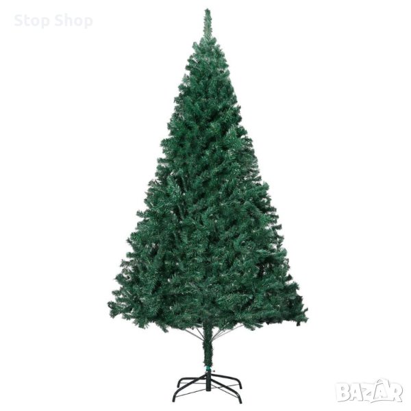 Елха зелена 260 см. с метална стойка коледна, снимка 1