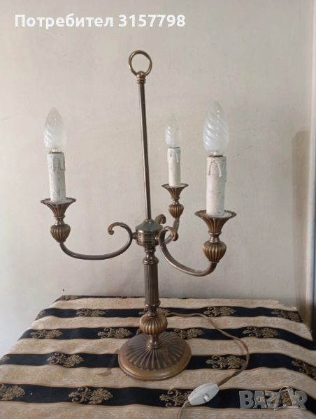 Винтидж настолна лампа, снимка 1