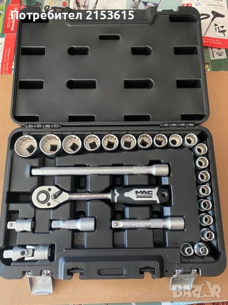 MAC ALLISTER 1/2 гедоре /гидория  25части вложки камъни комплект, снимка 1