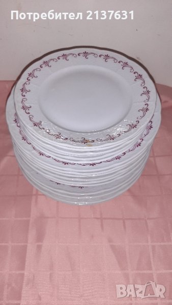ПОРЦЕЛАНОВ Комплект ЧИНИИ  Nataliе Thun Чехословакия  - 18 броя , снимка 1