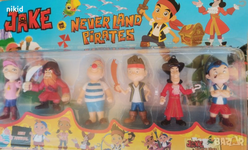 Джейк и пиратите от Невърленд Jake and the Never Land Pirates Пирати Пират пиратско парти фигурки , снимка 1
