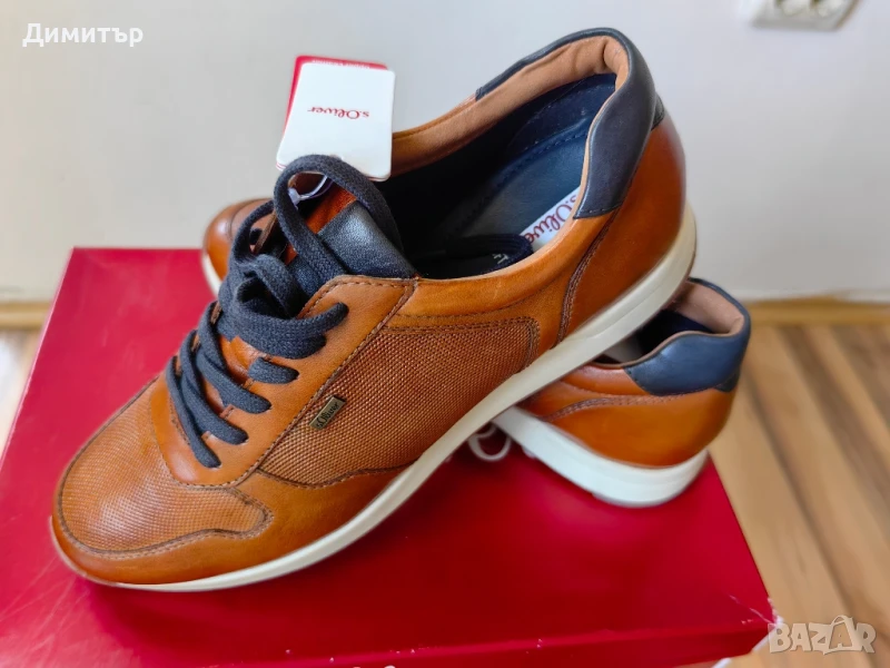 s.Oliver нови обувки естествена кожа номер 42, снимка 1