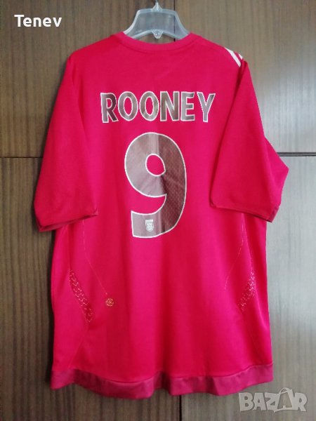 England Wayne Rooney Umbro оригинална футболна тениска фланелка Англия Рууни Национален Отбор , снимка 1