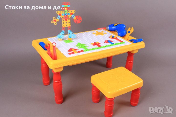 Масичка за 3D мозайка с винтоверт, снимка 1