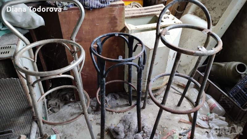 Високи столове 2бр с облегалки, снимка 1