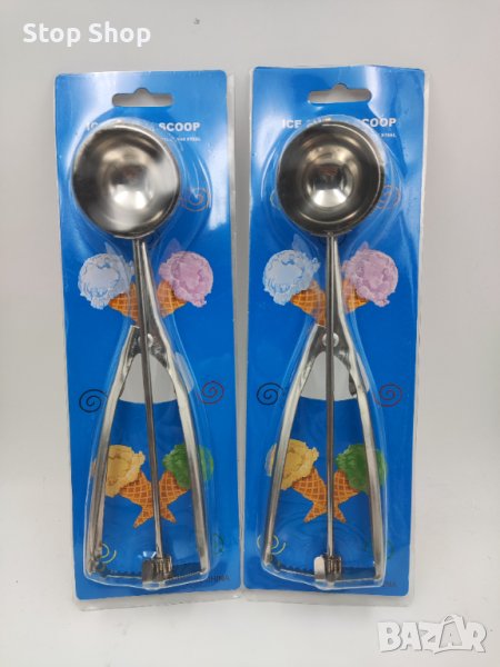 Метална лъжица за сладолед , снимка 1